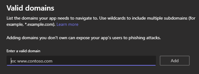 Valid Domains